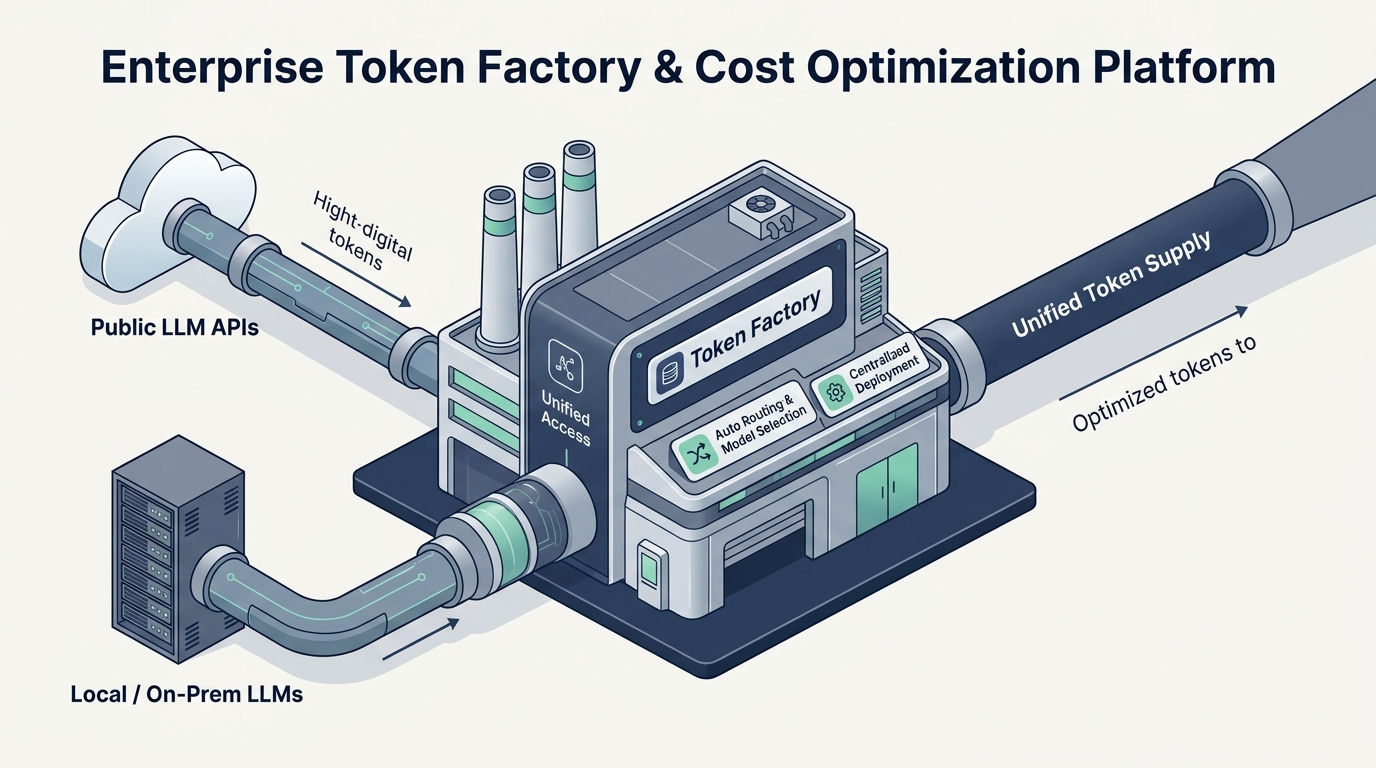 Deep Dive into Pillar 4: What is an Enterprise Token Factory & Cost Optimization? Maximizing AI ROI, Slashing Token Costs by 75%, and Governing Model Supply