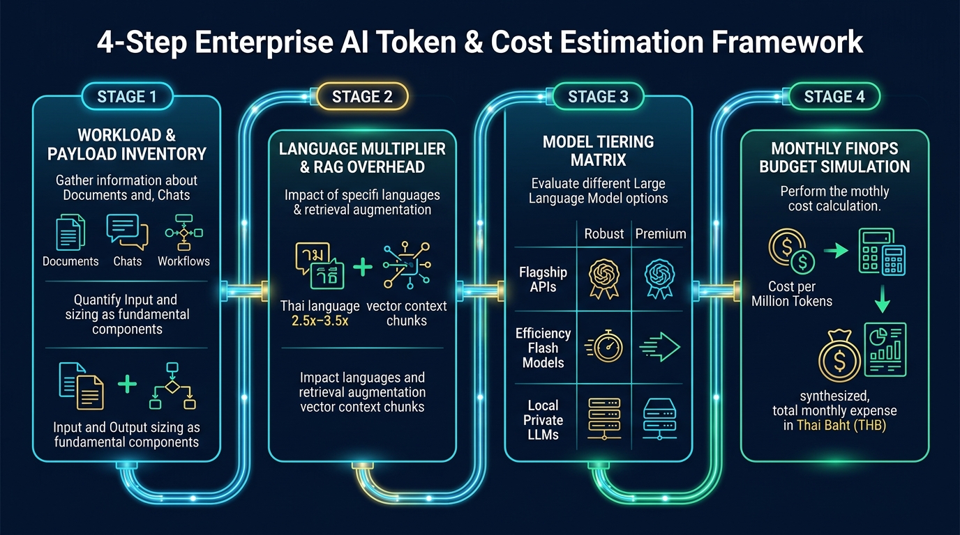 4-Step Enterprise AI Token & Cost Estimation Framework