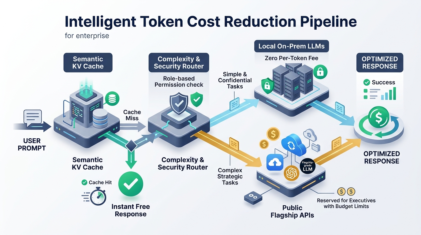 Intelligent Token Cost Reduction Pipeline for Enterprise