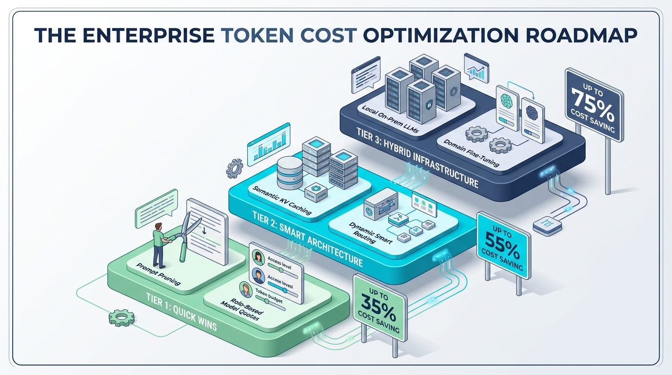 6 Proven Enterprise Token Optimization Techniques: Slashing AI Costs by up to 75% (From Quick Wins to Advanced Architecture) Banner Image